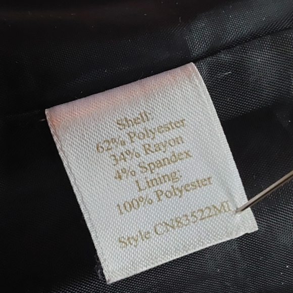 CASLON NORDSTROM BLACK 3pc SKIRT, PANT, BLAZER SUIT XL - Picture 10 of 10